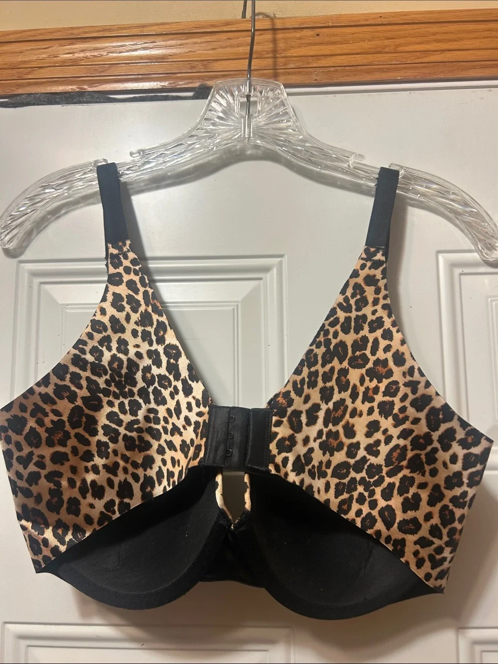 Secret Treasures Leopard Print Full-Coverage Bra - Black &‎ Tan 36D NWT